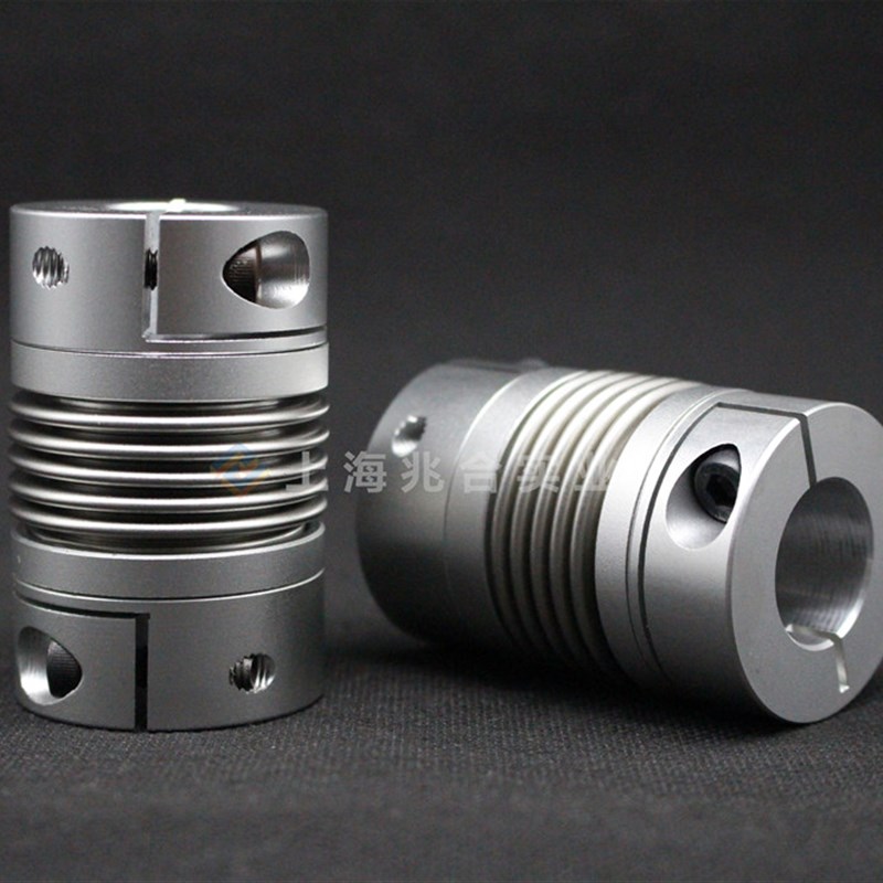 波纹管联轴器R+W不锈钢数控机床伺服电机丝杆BK2弹性编码器连轴器