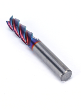 特价进口钨钢f合金刀65度蓝色加硬图层2刃4刃钨钢铣刀加长10送一