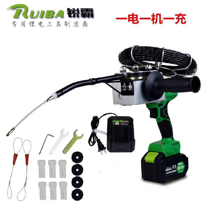 锐霸穿线机全自动电工穿线器电动线缆工具