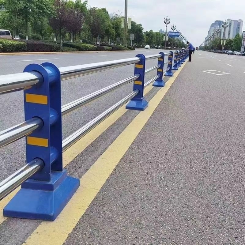 热销隔离栏机非人行道安全栏小区学校停车场人车T分流街道城市道