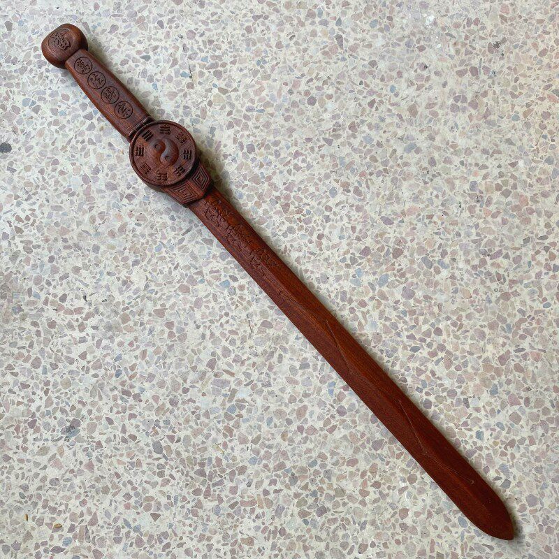 速发天师七星剑景震剑桃剑木道家用品太极八卦雷法自然法剑道击木