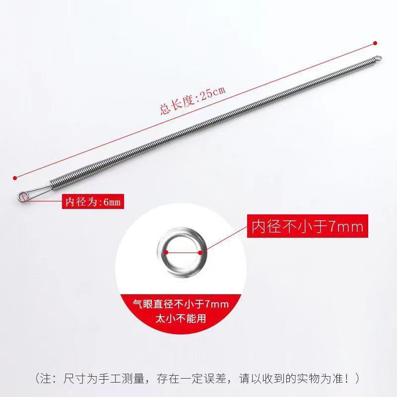 速发可弯折穿绳工具多功能弹簧穿眼器衣服皮筋穿松紧穿花边织带辅