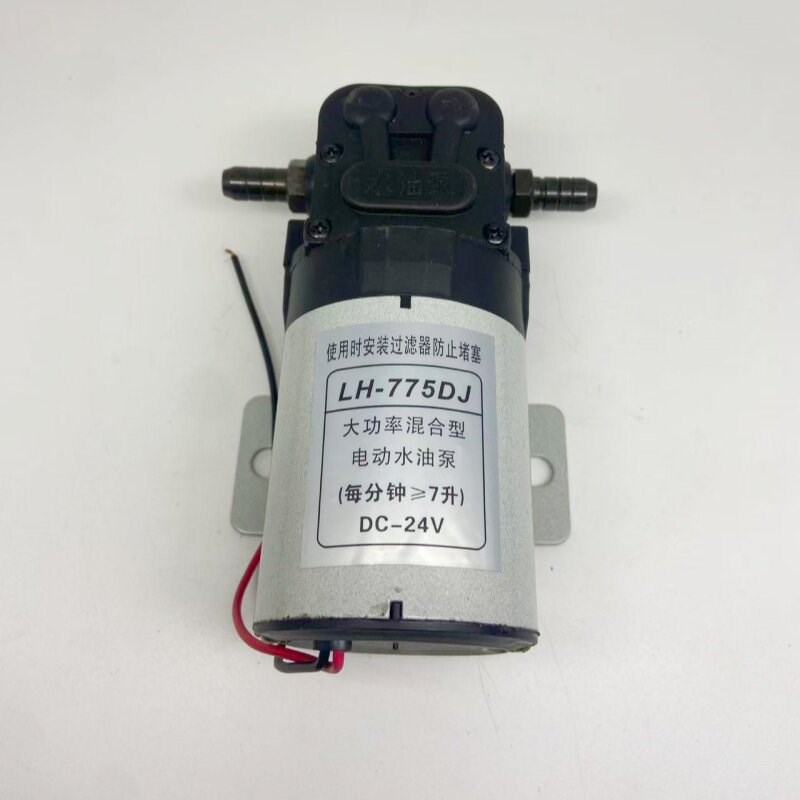速发12v24v汽车货车外置能高压电动柴油泵水泵油水两用汽油泵抽水