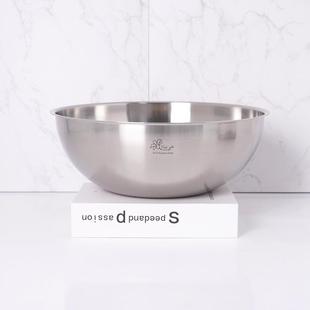 32cm 10不锈钢盆子家用厨房打蛋揉面盆和面盆洗菜盆盛菜装 汤30