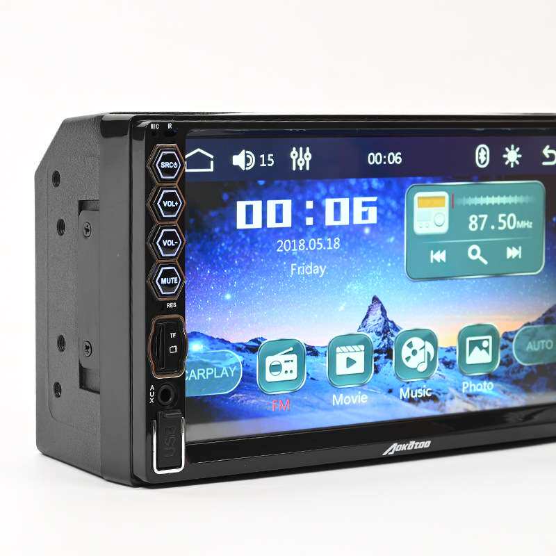 汽车中控导航仪无线车载carplay厂家 7英寸DVD导航仪一体机