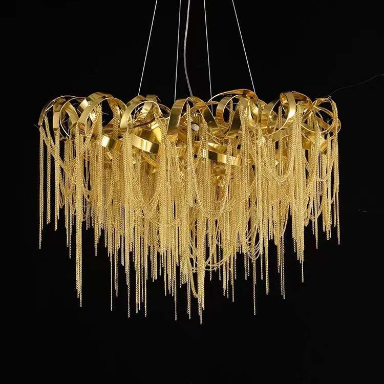 轻奢客厅吊灯简约大气卧室灯餐厅灯时时尚现代设计师创意样板房灯