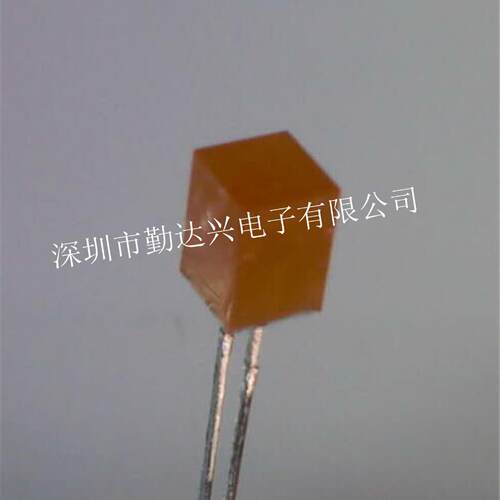led发光二极管557橙发橙长脚 5*5*7橙发橙 方形557橙光方形灯珠
