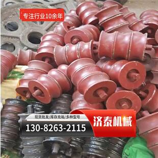 猴车压绳轮尼龙地辊价低 地滚猴车轮矿用尼龙托绳轮 无绳绞车托轮