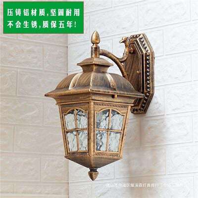 户外壁灯防水阳台灯欧式别墅庭院走廊过道外墙灯大门室外壁灯复古