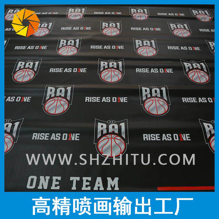 喷绘厂家专业制作双喷布喷绘写真 双喷布uv打印 双面广告吊旗