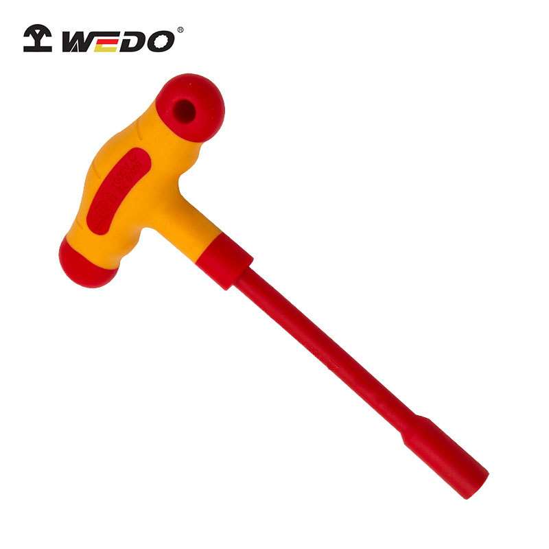 WEDO 维度绝缘注塑T形套筒IN525A耐压1000V电工专用T型套筒扳手