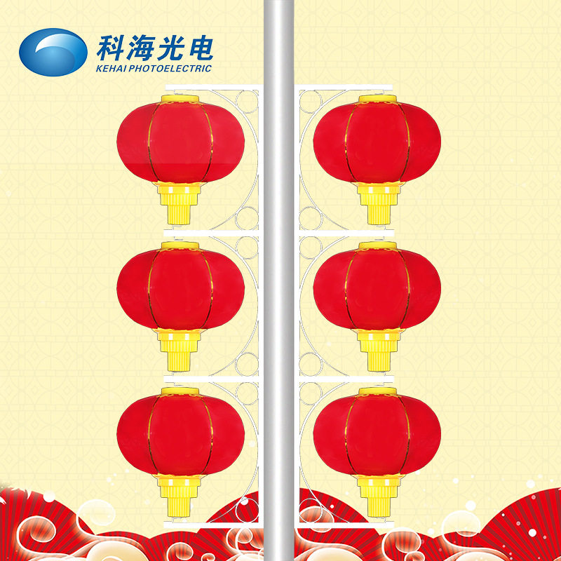 厂家批发LED景观灯户外公园公路花园led红灯笼路灯中国结景观灯