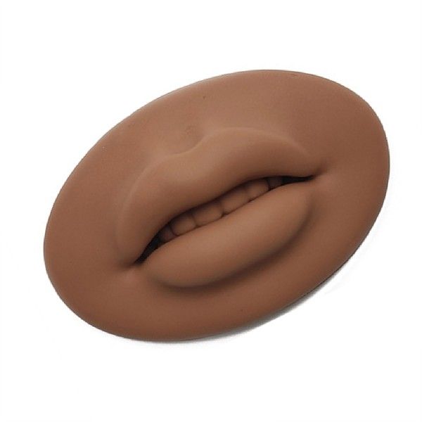 速发3D Permanent Makeup Silicone Practise Mouth Lip for