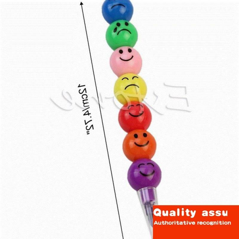 速发-7 colors stacker swap tip wax crayons pencil stationary