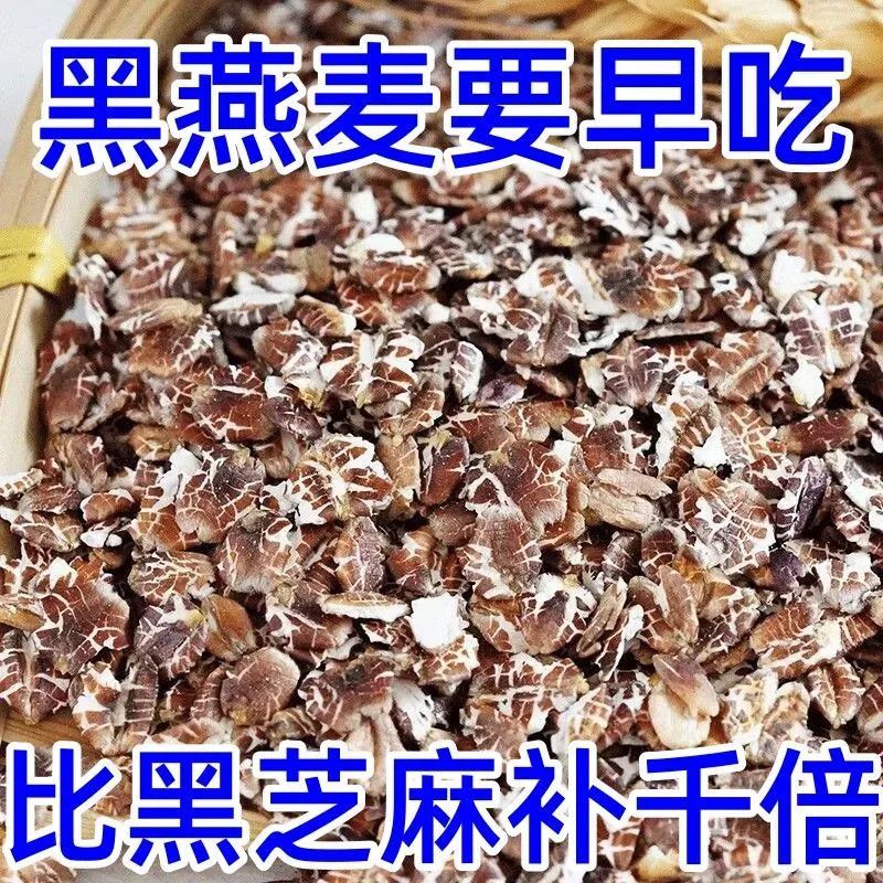 【净重】藏血黑燕麦片免煮袋装藏血麦片纯藏血燕麦片煮粥整批发