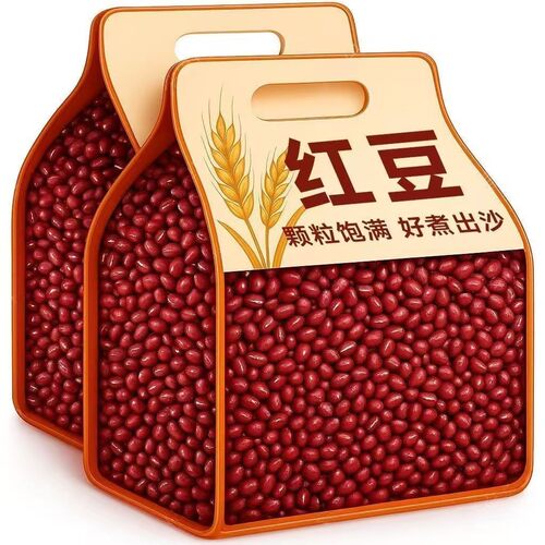 东北农家红小豆营养丰富易煮出沙新红豆可煮粥做豆沙馅五谷杂粮