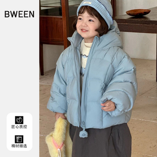 女童羽绒服冬季2025新款女宝宝时尚加厚保暖连帽外套儿童上衣冬天