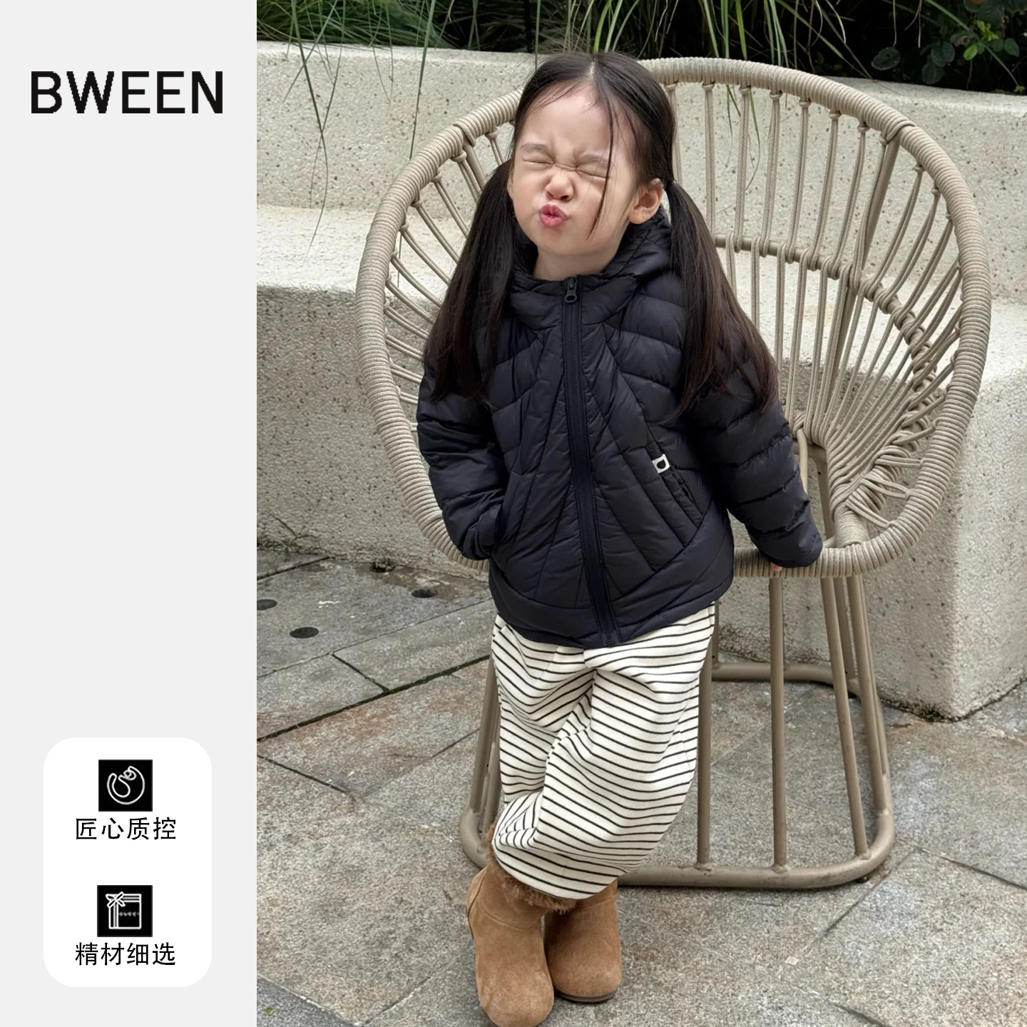 韩国女童羽绒服冬季洋气女宝宝时尚加厚保暖连帽外套儿童衣服冬款