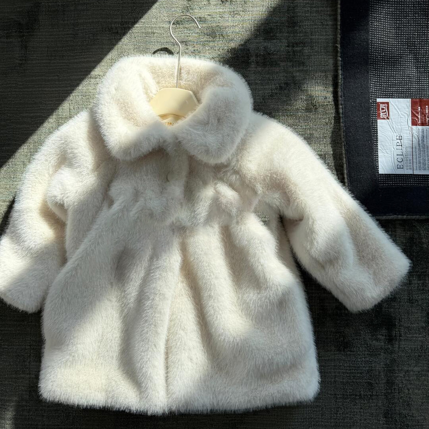 女童冬季毛绒外套2025新款洋气儿童韩版女宝宝时尚保暖翻领上衣冬,童装/婴儿装/亲子装,普通外套,淘宝优惠券,粉丝福利购,淘宝优惠卷