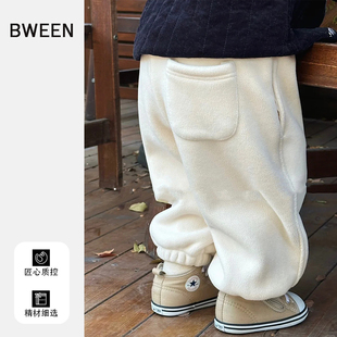 女童冬装裤子2025新款洋气儿童韩版宝宝时尚百搭保暖加厚加绒卫裤