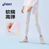 亚瑟士童装 2025年夏季 新款 ASICS 女童运动legging吸湿速干弹力裤