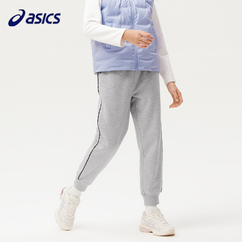 亚瑟士运动裤女童秋季新款针织裤