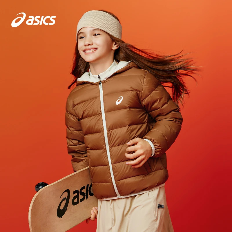 ASICS亚瑟士童装三防轻薄羽绒服