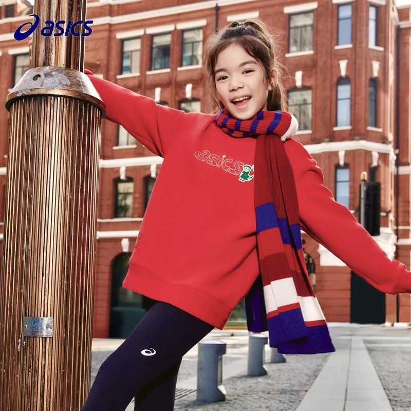 新年限定亚瑟士儿童卫衣童装2025春季红色圆领男宝宝女童长袖T恤,童装/婴儿装/亲子装,卫衣/绒衫,淘宝优惠券,粉丝福利购,淘宝优惠卷