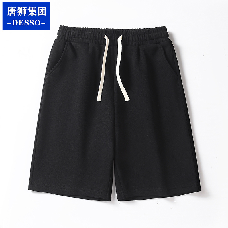 唐狮DESSO短裤男夏季2025新款男士宽松纯棉运动裤男生休闲五分裤
