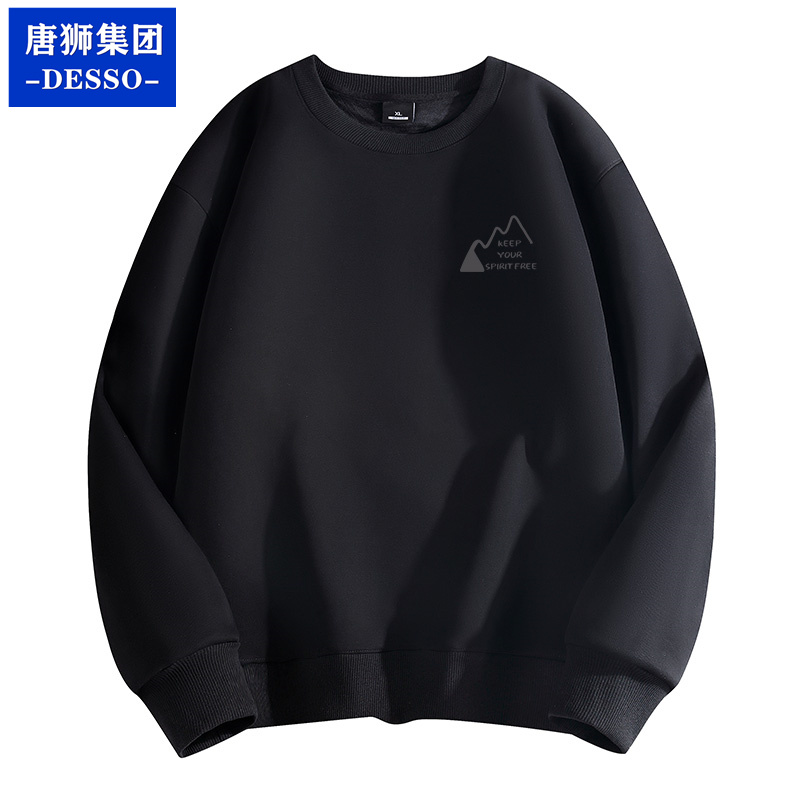 潮牌宽松男士唐狮集团卫衣圆领