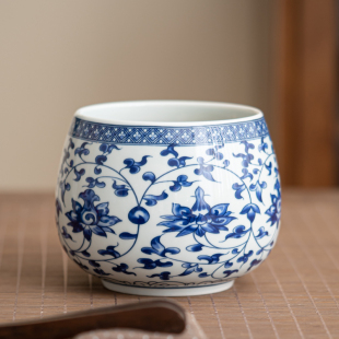 家用景德镇建水水盂废水桶烟灰缸茶具配件茶水缸 陶瓷茶壶茶具套装
