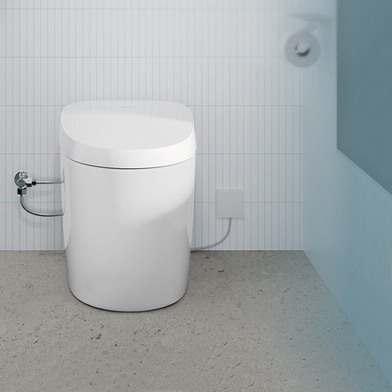 汉斯格雅 纯境智能坐便器305mm脚触控冲水陶瓷釉面抗菌落地式马桶