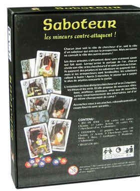 极速Sabotegur Board Game 1+2 Version/Saboteur1 Version Jeu