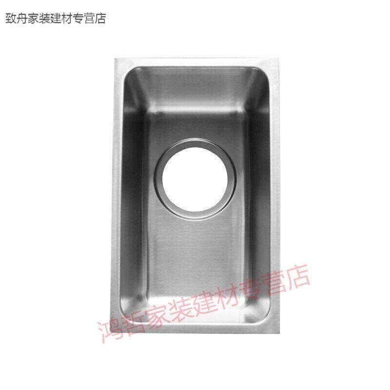极速4不锈钢房d你水p槽小单厨野营房车洗手池R角长方形槽迷吧台洗