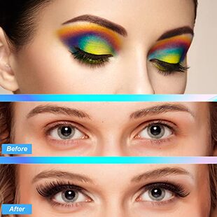 and False 新品 Eyelashes Natural LoWok Kit Magnetic Eyeliner