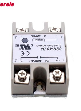 极速*24V-380V 40A 250V SSRv-40DA Solid State Relay Module 3-