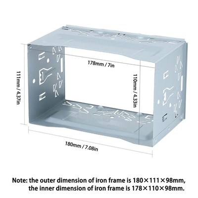 极速2 DIN DVD Player Frame Mounting Plate Unit 2 DIN CZage R