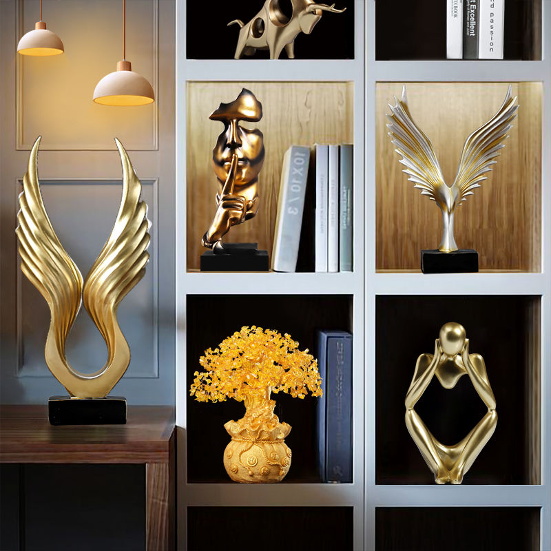 极速酒柜小摆件h客厅工艺品玄关电视柜装饰品书柜书房办公室创意