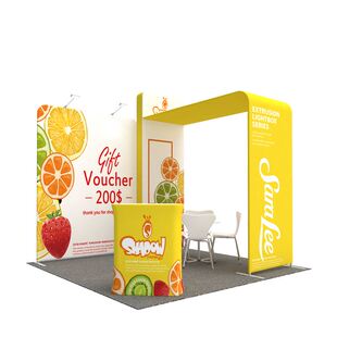 极速定制展会展架丽屏快幕秀展会搭建布置展装定制快展Z活动展台