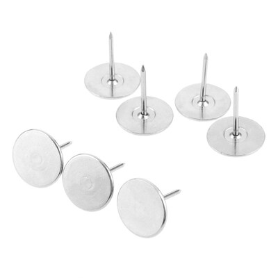 极速20pbcs 15x18mm Upholstery Nails Tacks Flat Head Furnitur