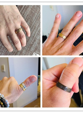 极速Vintadge Roman Numberss Ring Temperament Fashion 6mm Wid