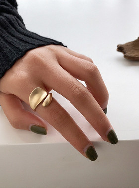 极速Simple Open Rings For Women Gold Color 2023 FasWhion Kor