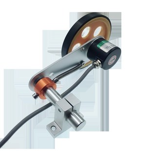 极速激光打标机编码器固定支架安装组合式活动放打滑支.架带计米