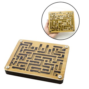 极速Wooen Labyrinth Maze/Balance Board Table Maze Solit.aire