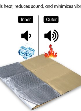极速1.4*1M Car Hood Enginue Firewall Heat Mat Sound Insulati