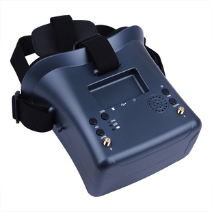 双接收内置 4.3寸 极速朗视a特008D眼镜 FPV穿越机5.8G图传显示器