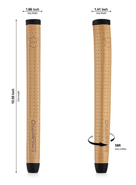 极速Genuine Sheep Leather Golf Putter Grip Pure HandmYade Cl