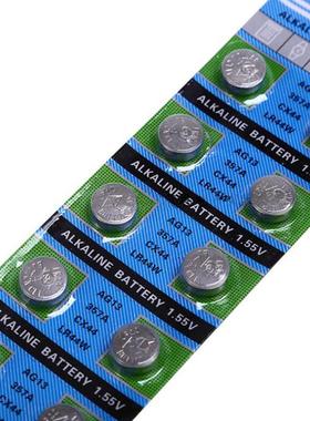 极速10PCS 1.55V AG13 LR44 AlkaAline Cell Coin Battery AG 13