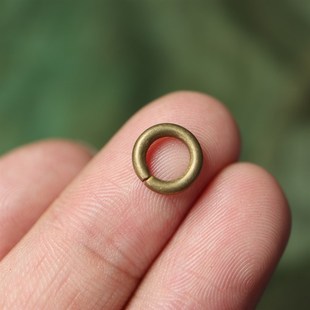 极速复古工艺纯铜不掉色佛珠记数挂环配饰文玩菩Q提开口环diy配件