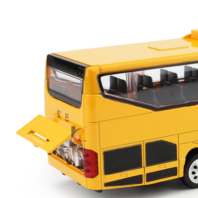 极速1:32 alloy car omodels,high simulation large school buse